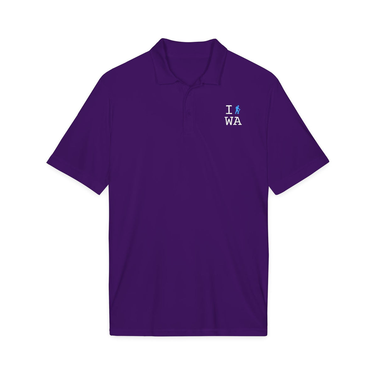 I Hike polo shirts