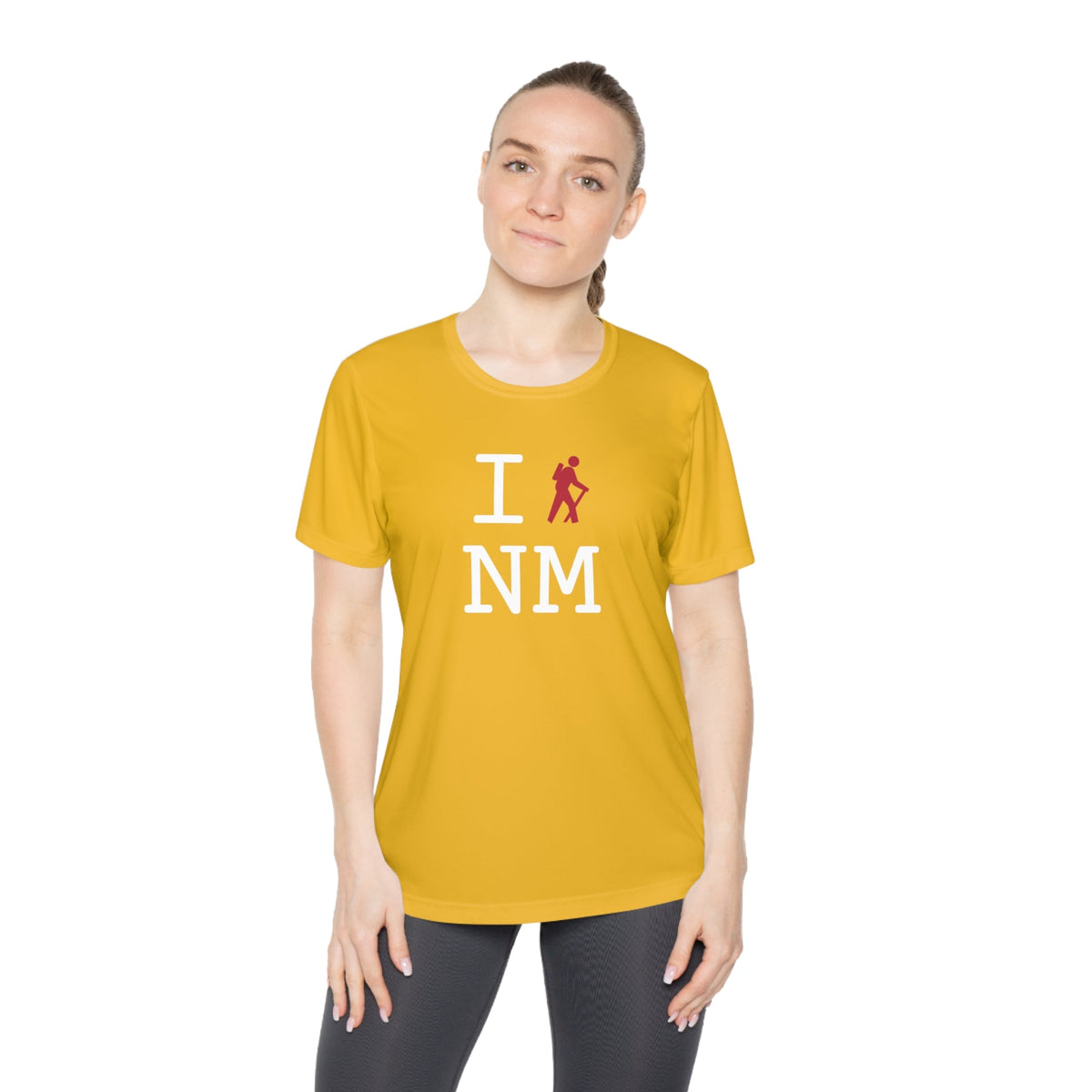 I Hike women's athletic T