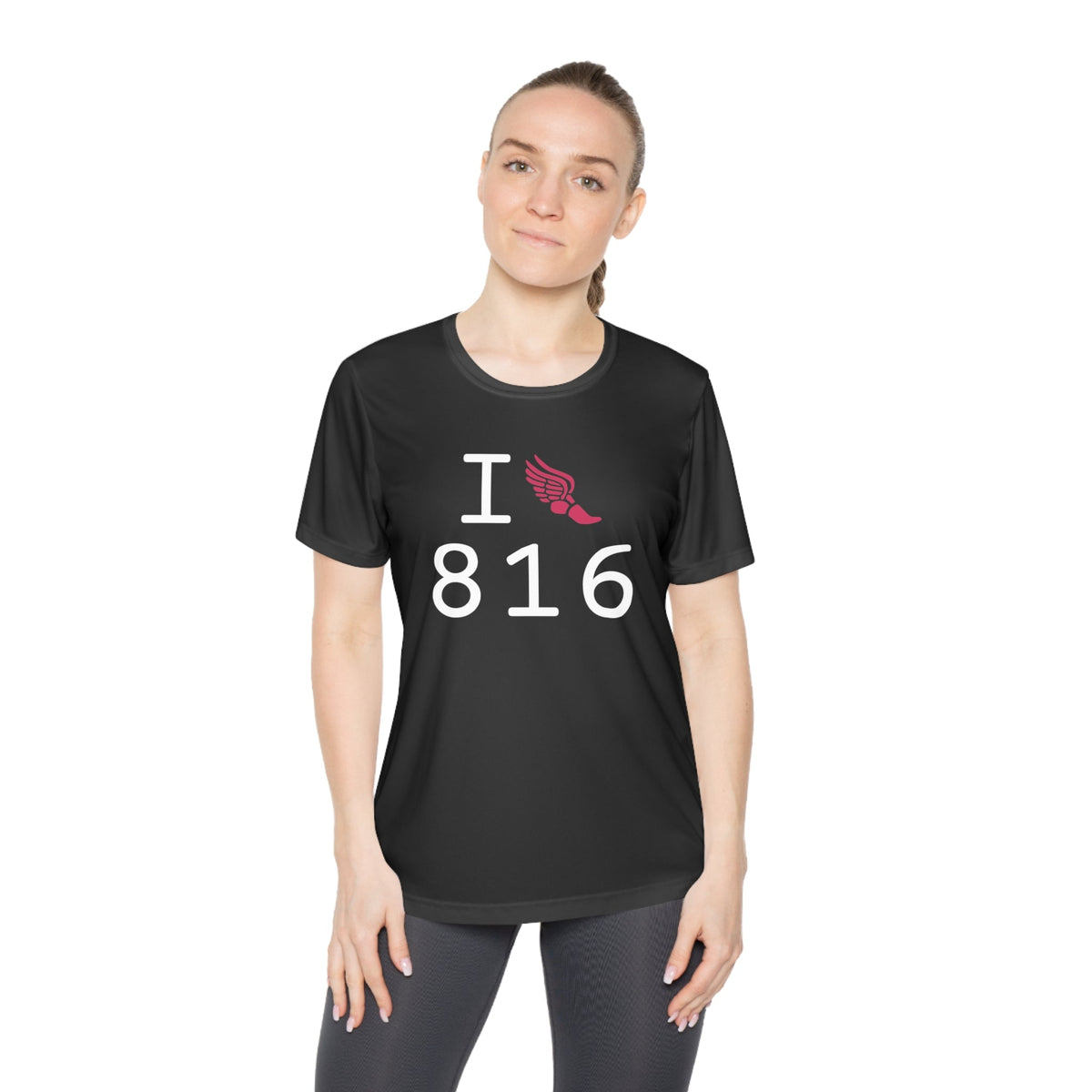 I Run women's athletic T