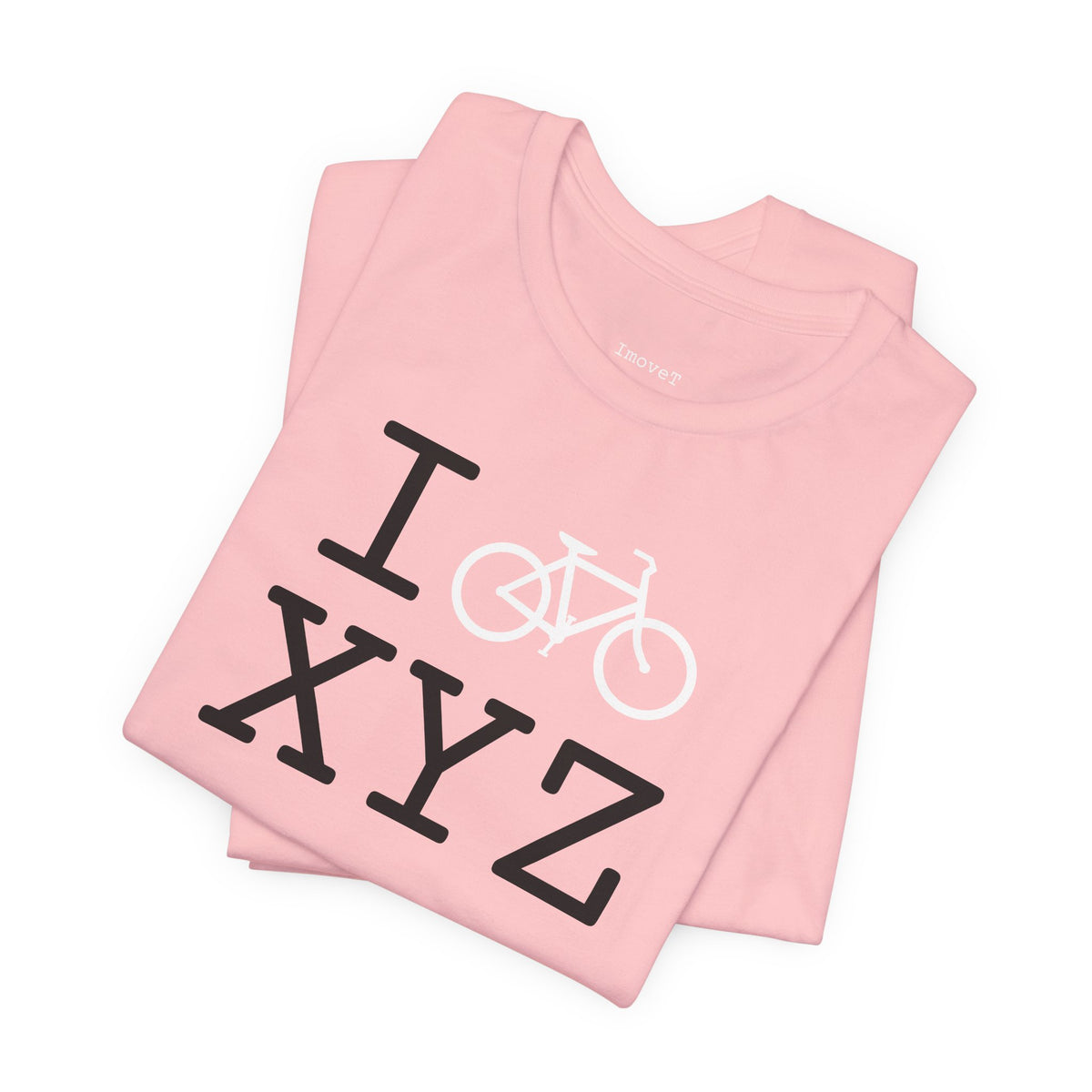 I Bike unisex T, white bike