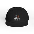 I Hike athletic hat, orange hiker