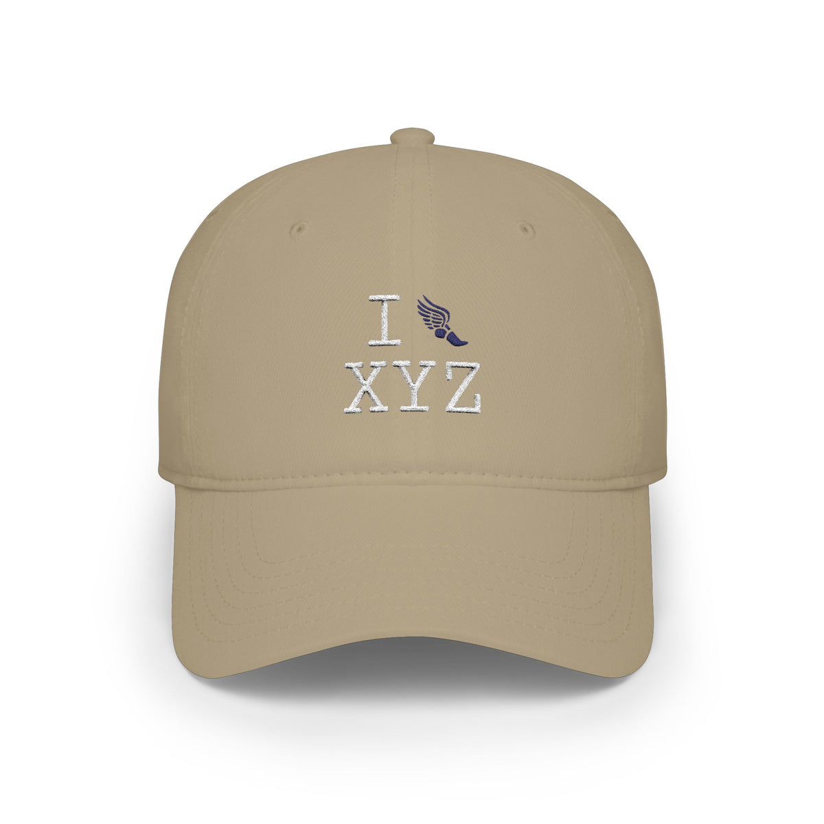 I Run baseball cap, navy logo