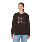 I Bike sweatshirt, pink bike