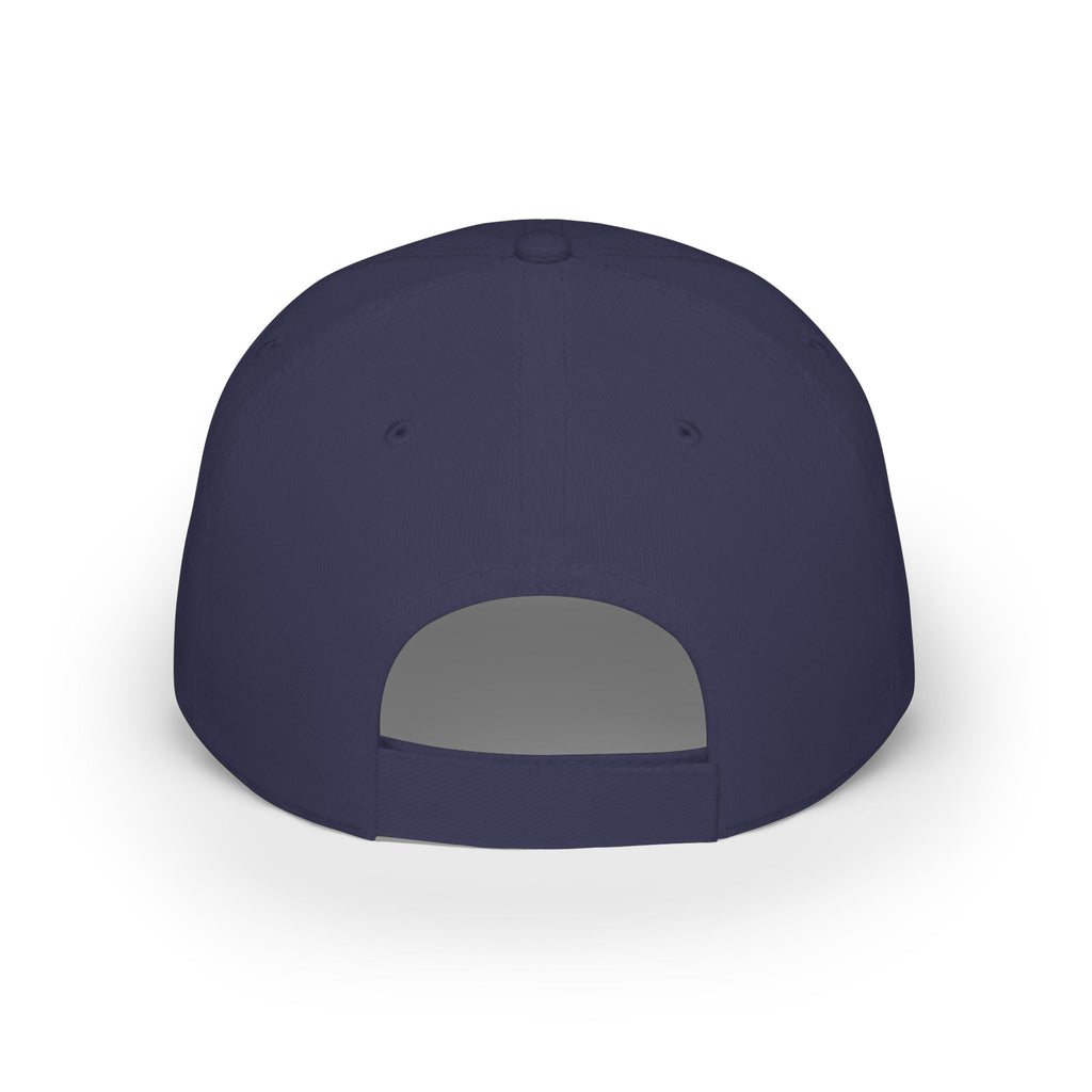 I Hike baseball cap, white hiker