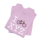 I Bike unisex T, brown bike
