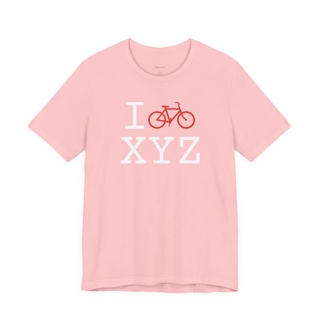 I Bike unisex T, red bike