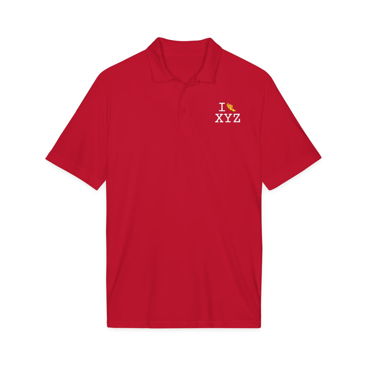 I Run polo, yellow logo