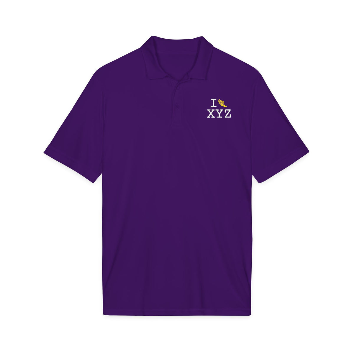 I Run polo, yellow logo