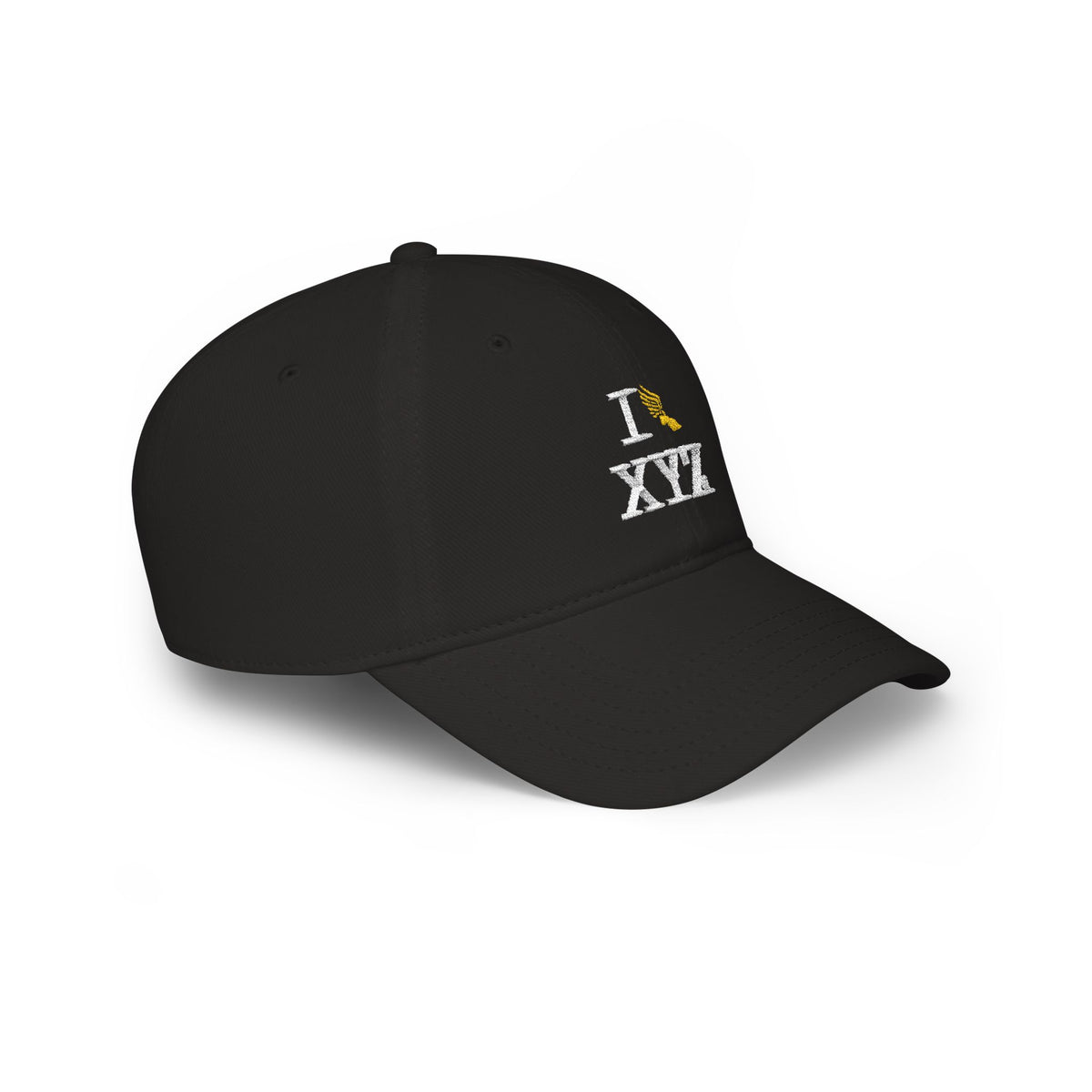 I Run baseball cap, yellow logo