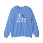 I Run sweatshirt, navy logo