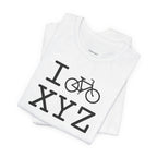 I Bike unisex T, black bike