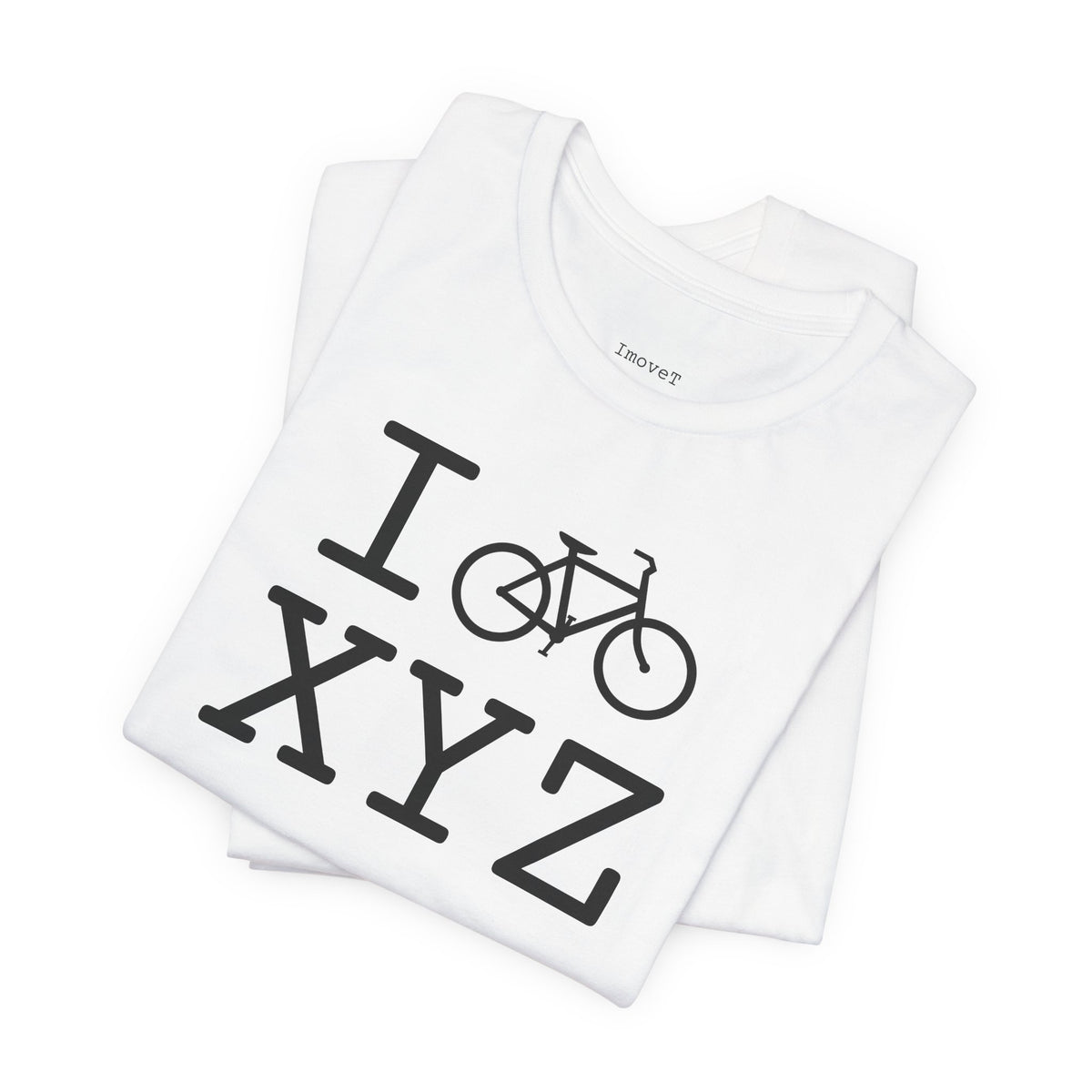 I Bike unisex T, black bike
