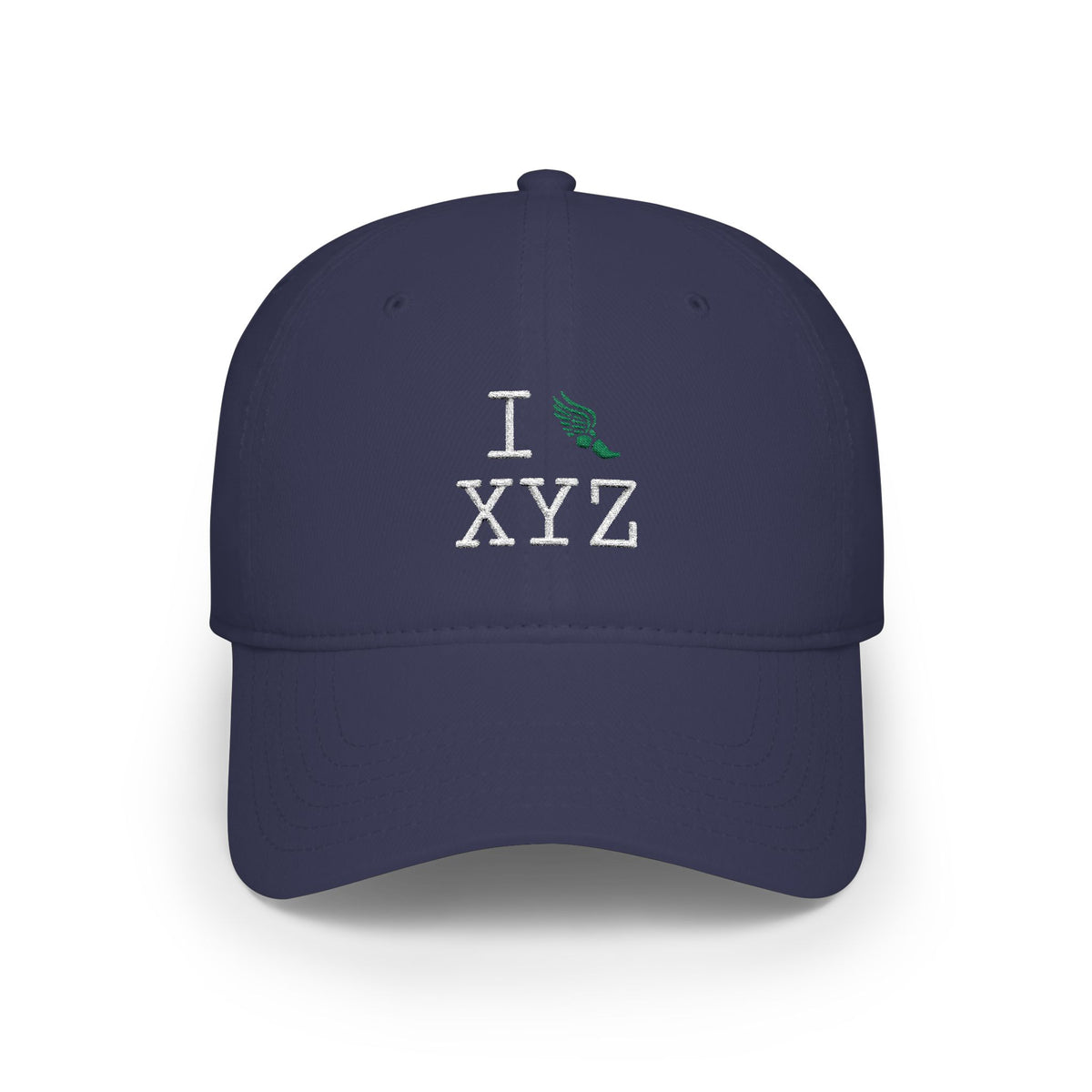 I Run baseball cap, green logo