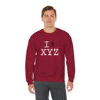 I Hike sweatshirt, black hiker