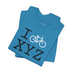 I Bike unisex T, white bike