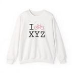 I Bike sweatshirt, pink bike