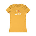 I Run women's T, red logo