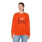 I Bike sweatshirt, white bike