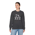 I Run sweatshirt, white logo