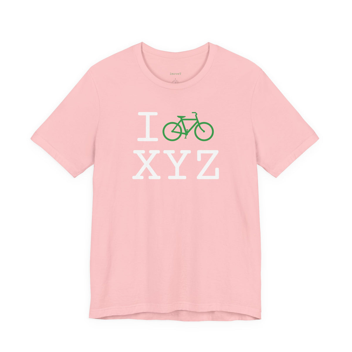 I Bike unisex T, green bike