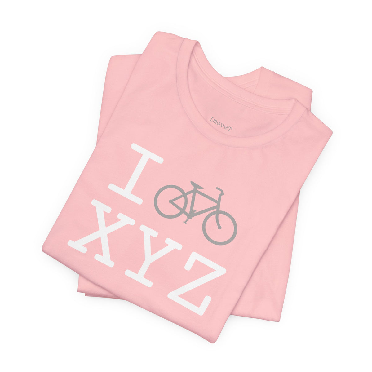 I Bike unisex T, grey bike