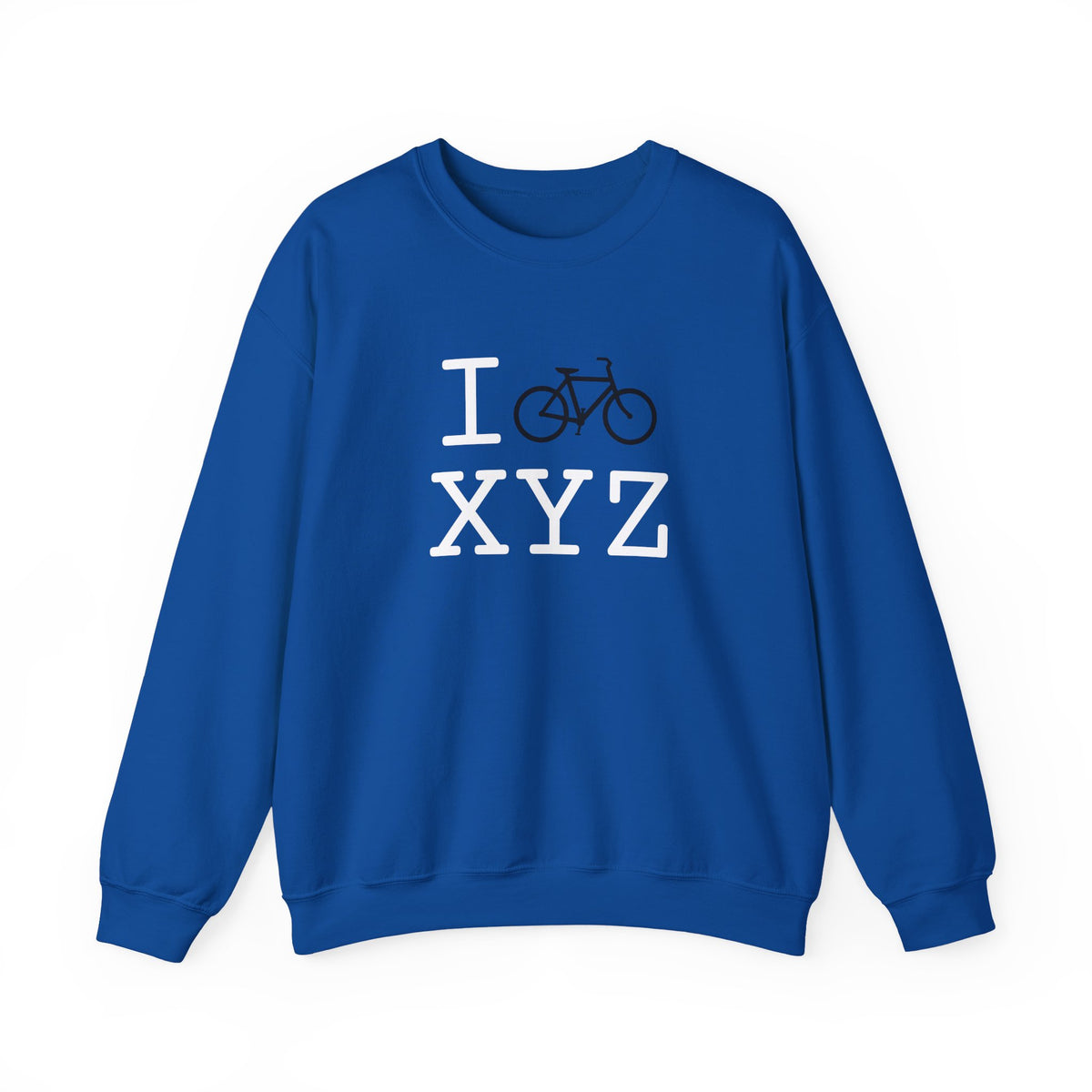 I Bike sweatshirt, black bike