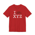 I Bike unisex T, brown bike