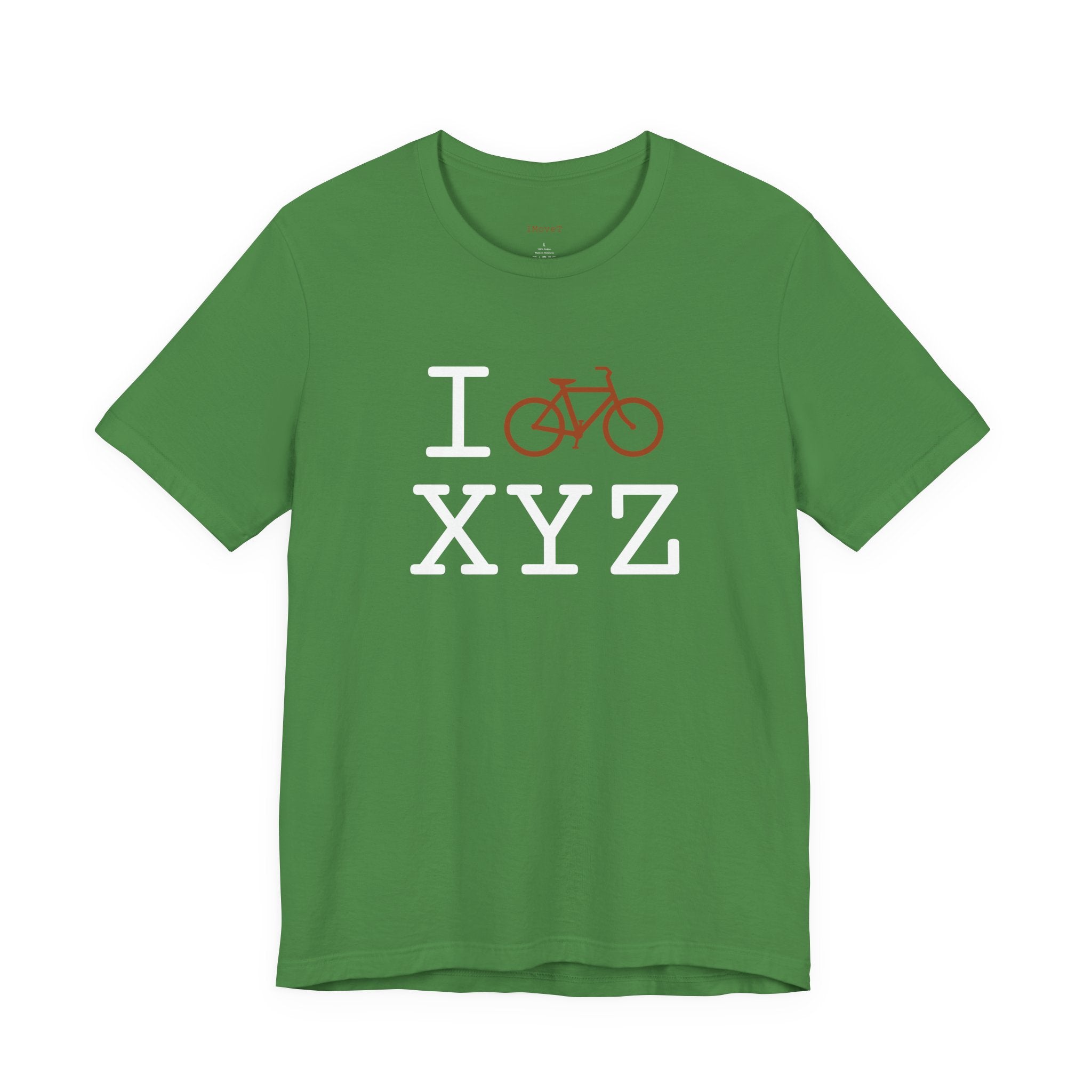 I Bike ___ unisex T, autumn bike