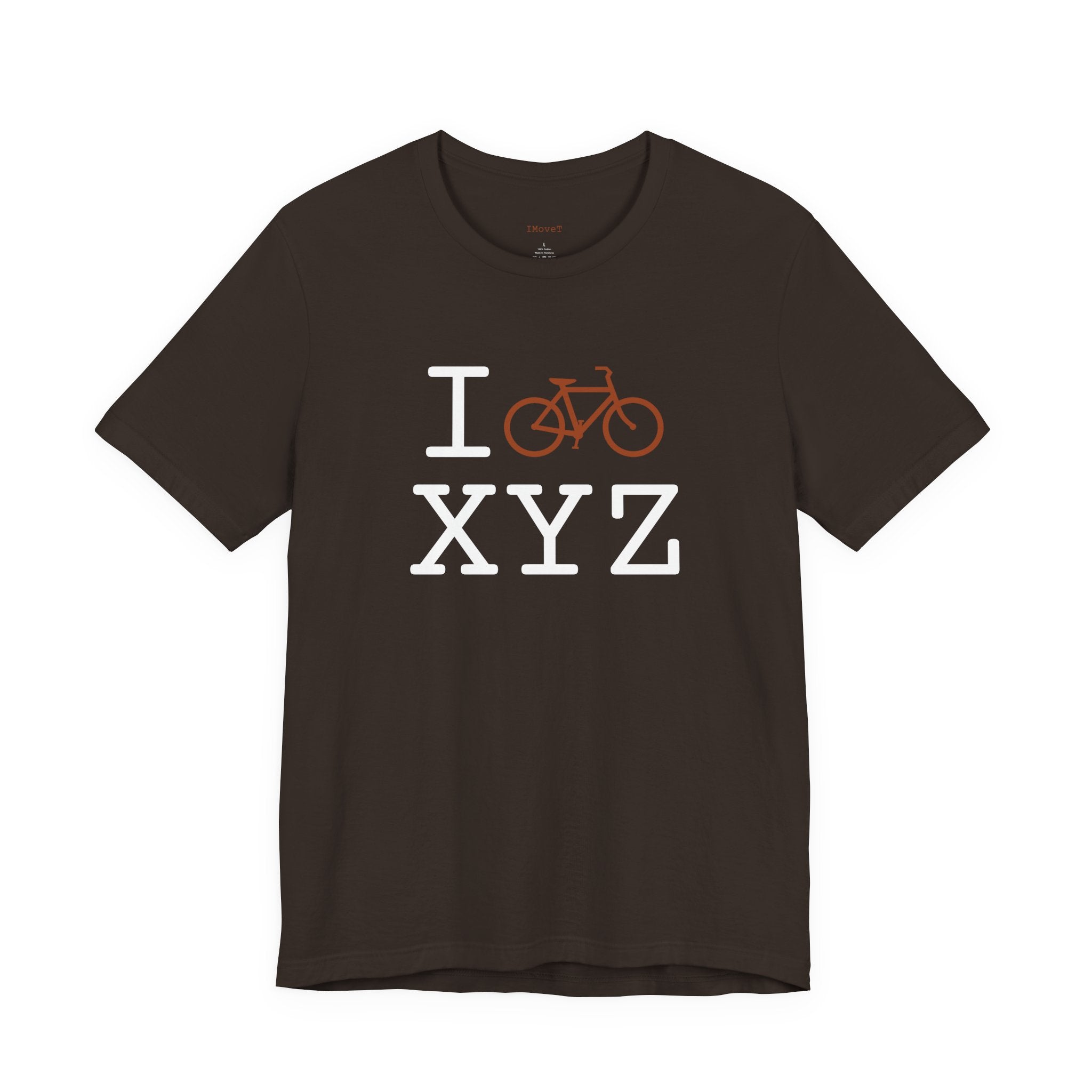I Bike ___ unisex T, autumn bike