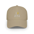 I Hike baseball cap, yellow hiker