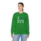 I Bike sweatshirt, blue bike