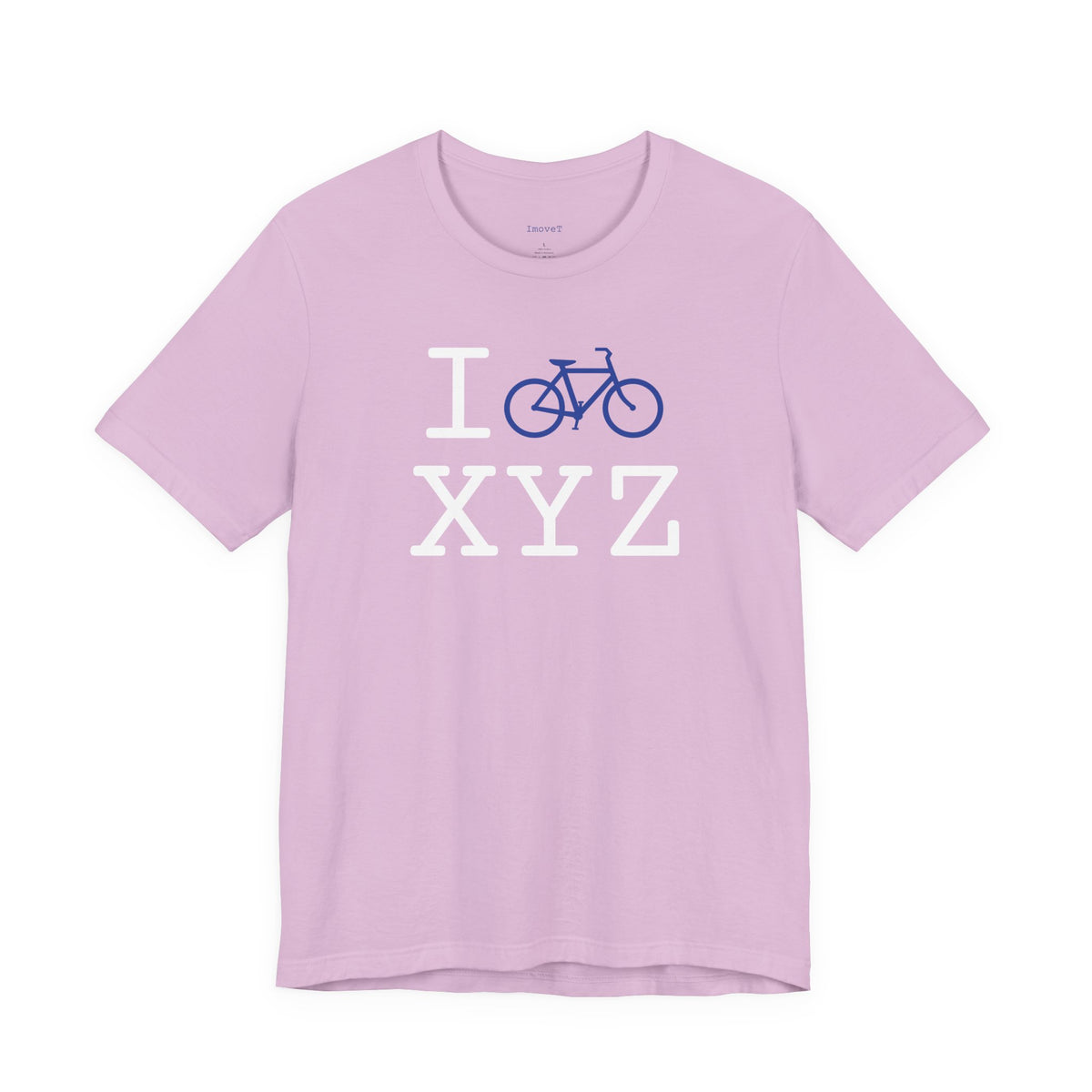 I Bike unisex T, blue bike