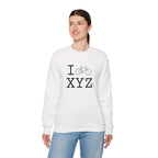 I Bike sweatshirt, grey bike