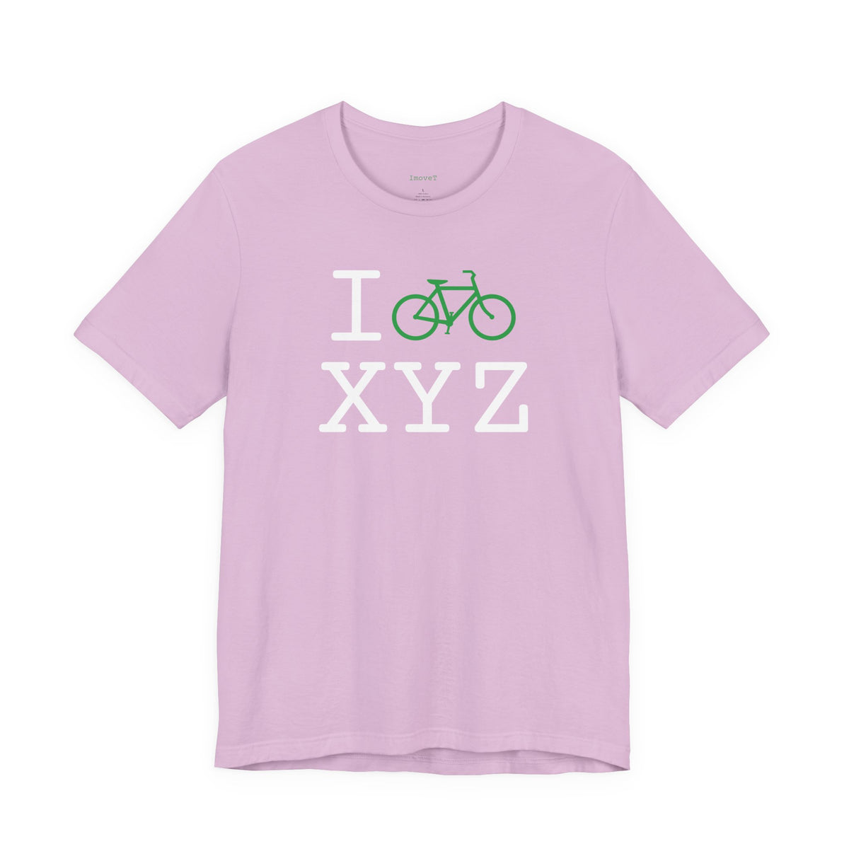 I Bike unisex T, green bike
