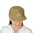 I Run athletic hat, yellow logo