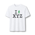 "I Hike ___" athletic T, green hiker