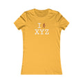 I Hike women's T, dark orange hiker