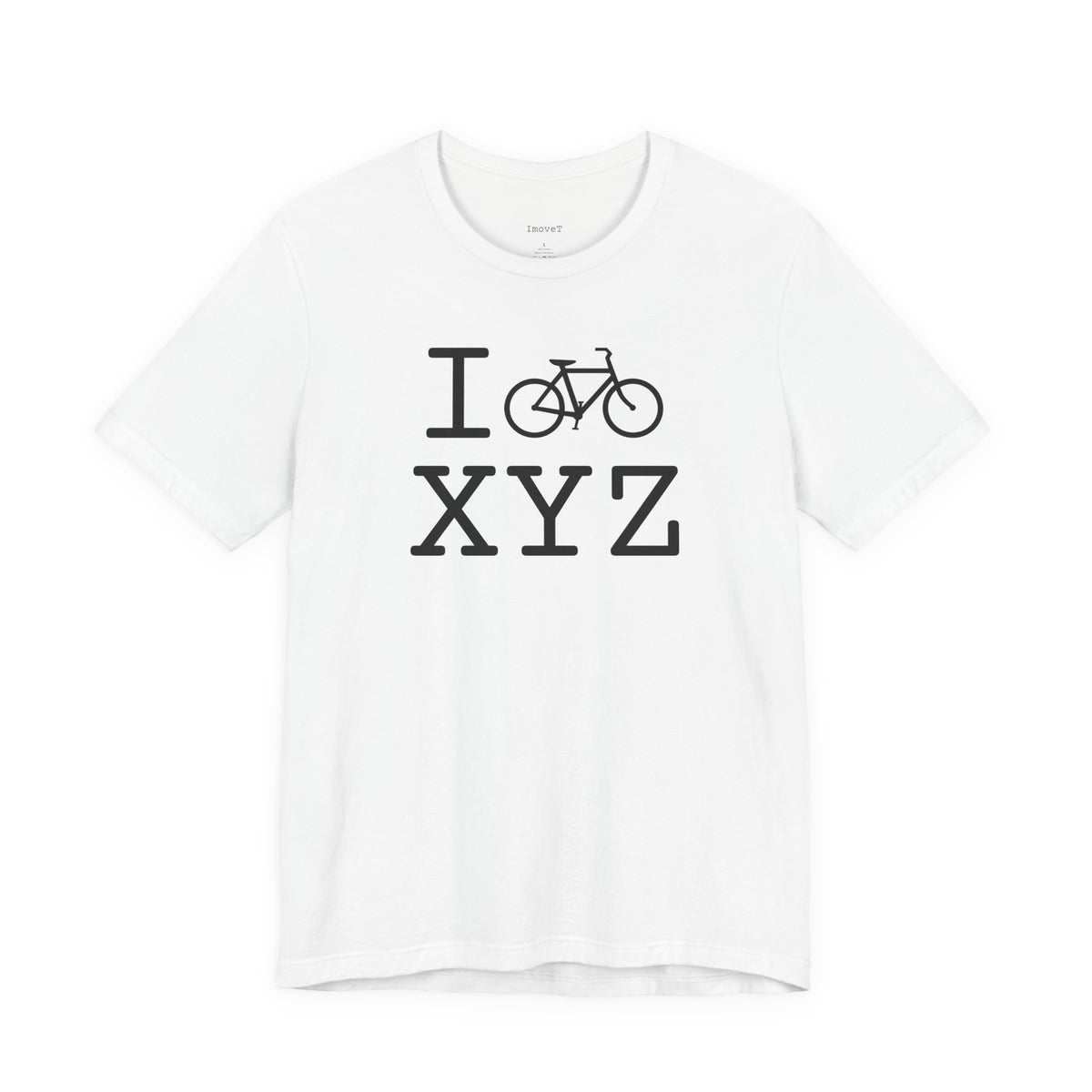 I Bike unisex T, black bike