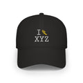I Run baseball cap, yellow logo