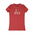 I Hike women's T, green hiker