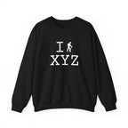 I Hike sweatshirt, white hiker