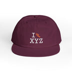 I Run athletic hat, orange logo