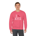 I Run sweatshirt, red logo