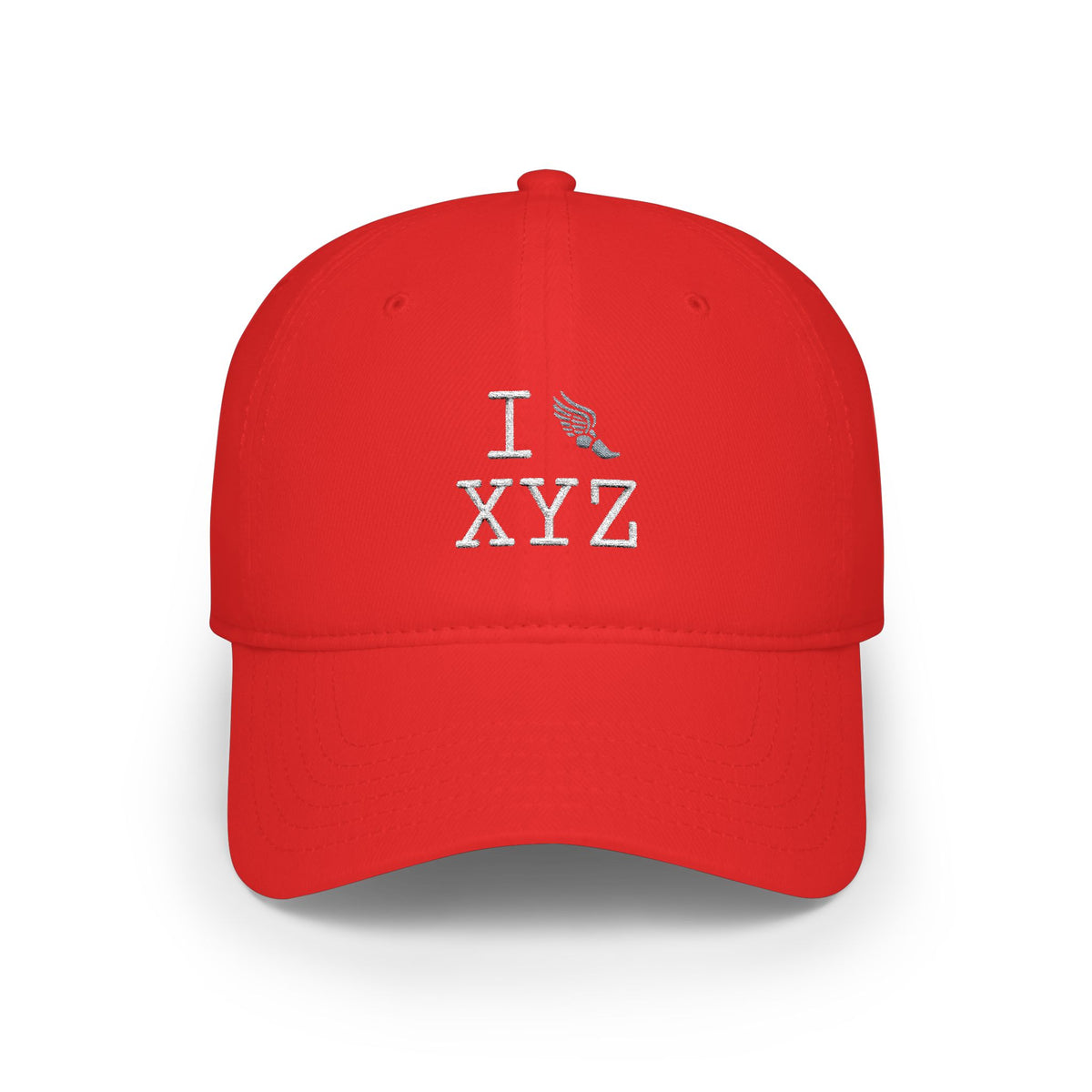 I Run baseball cap, grey logo