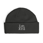 I Bike beanie, white bike