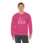 I Hike sweatshirt, grey hiker