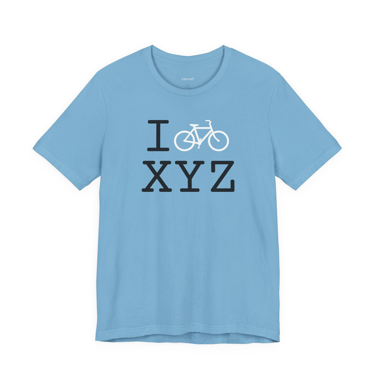 I Bike unisex T, white bike