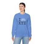 I Bike sweatshirt, white bike