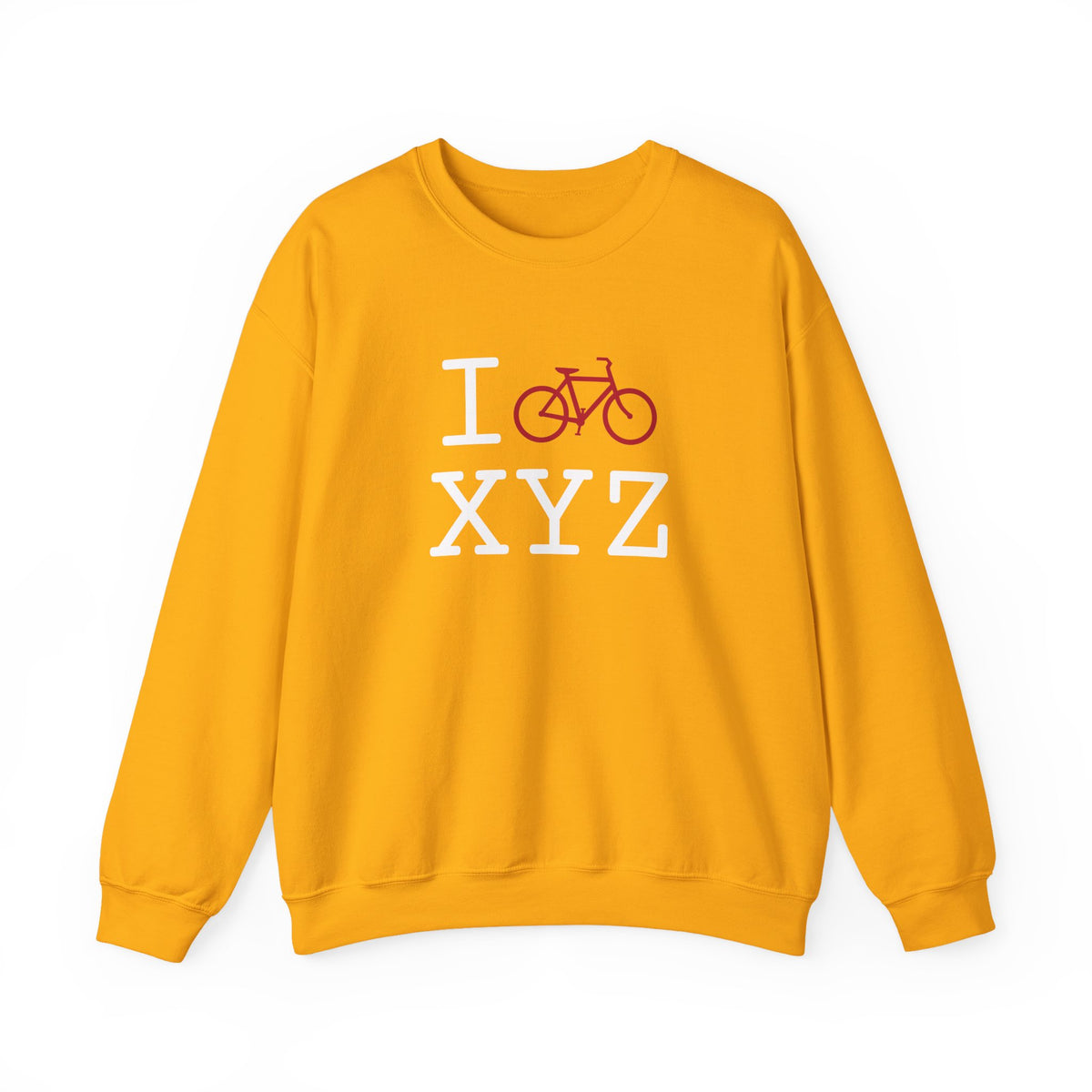 I Bike sweatshirt, red bike