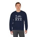 I Bike sweatshirt, white bike